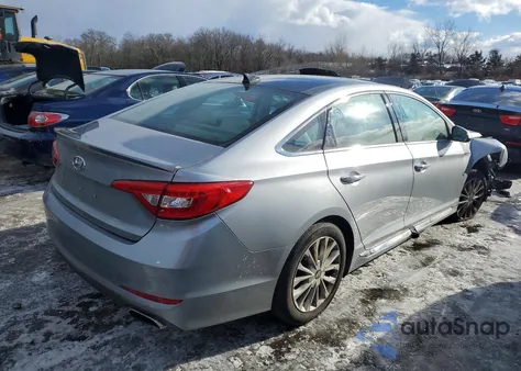 2015 Hyundai Sonata Sport из США, поврежденный, VIN 5NPE34AF8FH075838
